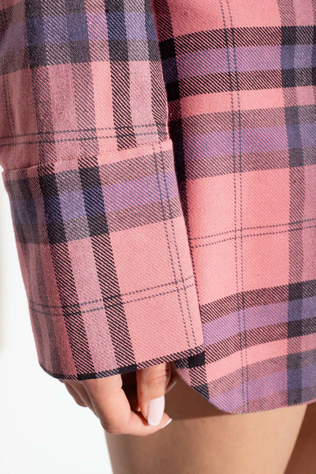 Pink Checked dress The Attico Vitkac Germany